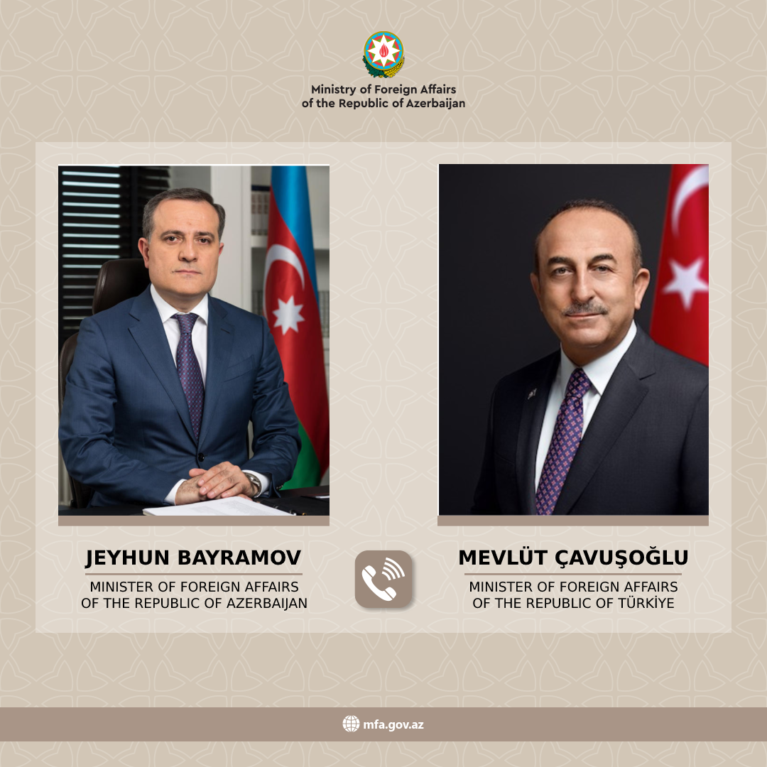 Azerbaijani FM briefs Turkish counterpart on recent  Azerbaijan-Armenia border clashes