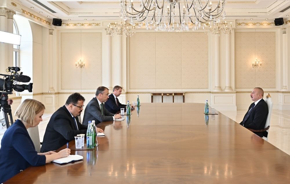 Azerbaijani president meets EU Special Representative for South Caucasus [UPDATE]
