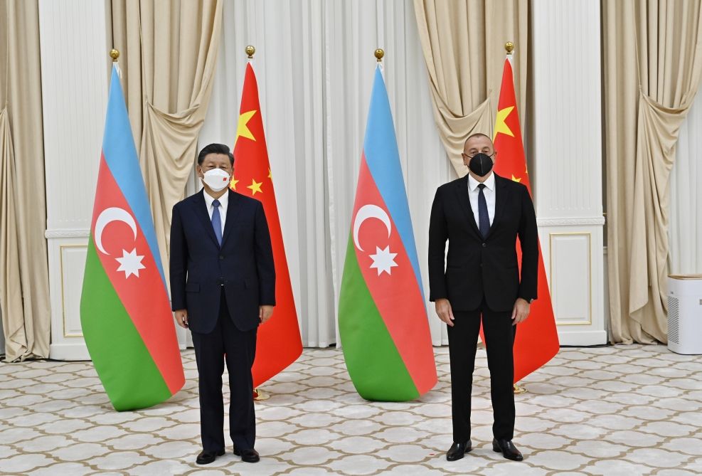 President Ilham Aliyev meets with President of China Xi Jinping in Samarkand [PHOTO] - Gallery Image