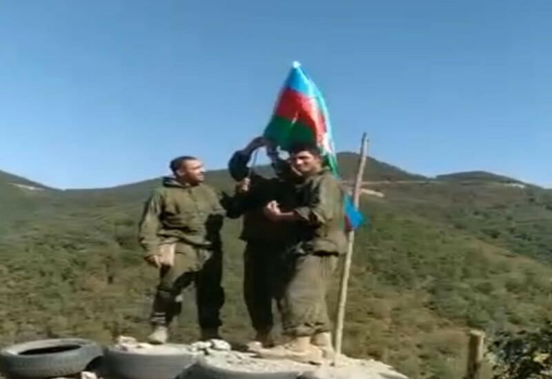 Azerbaijani flag flies at another strategic height [VIDEO]