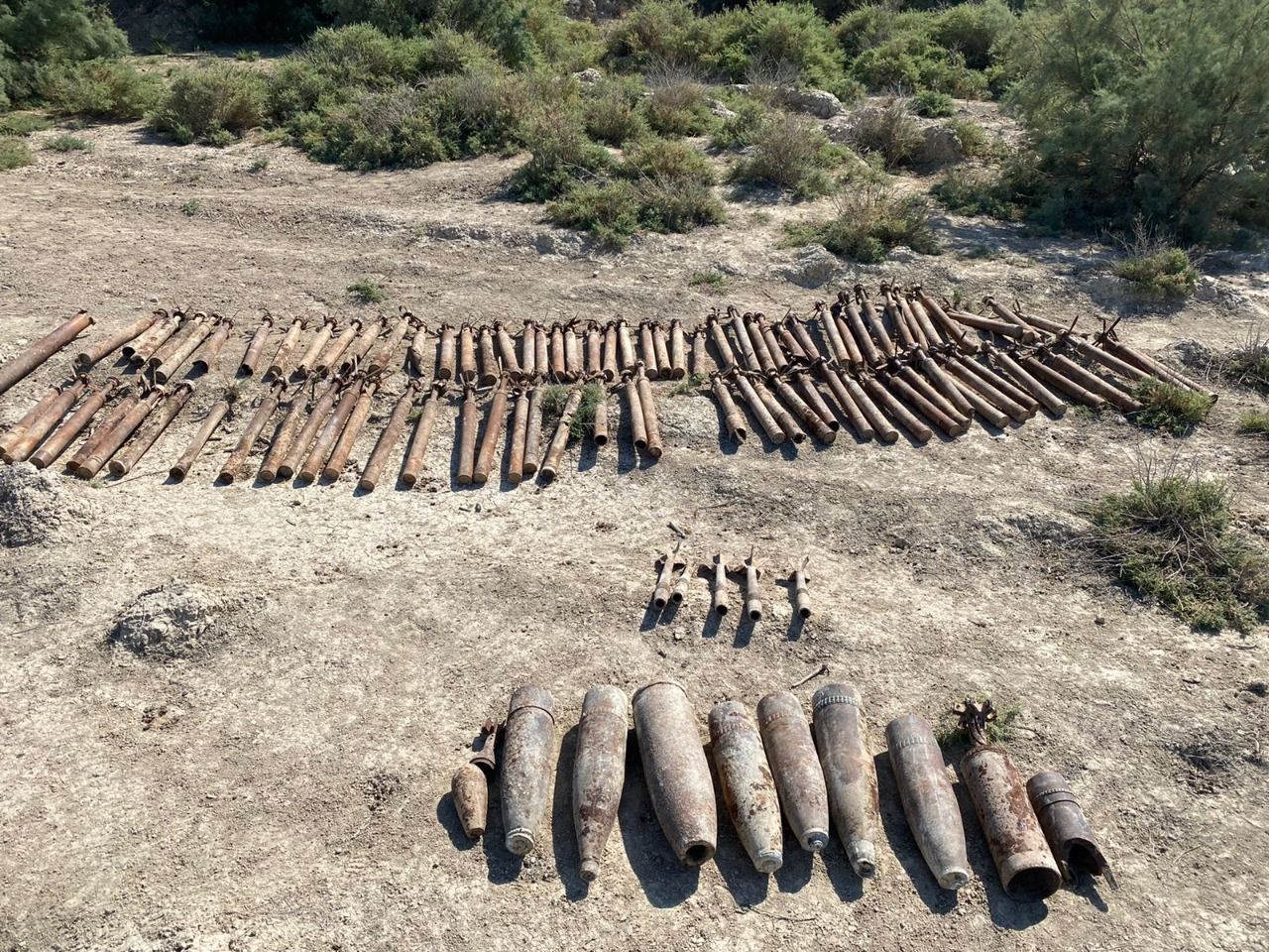 Azerbaijani Emergencies Ministry defuses unexploded ordnance in Sumgayit [PHOTO]