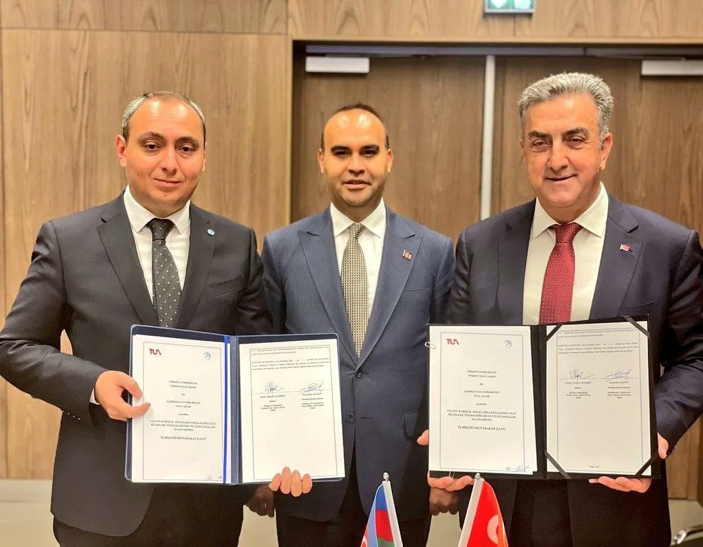 Azerbaijan, Turkiye ink MoU on space cooperation [PHOTO]