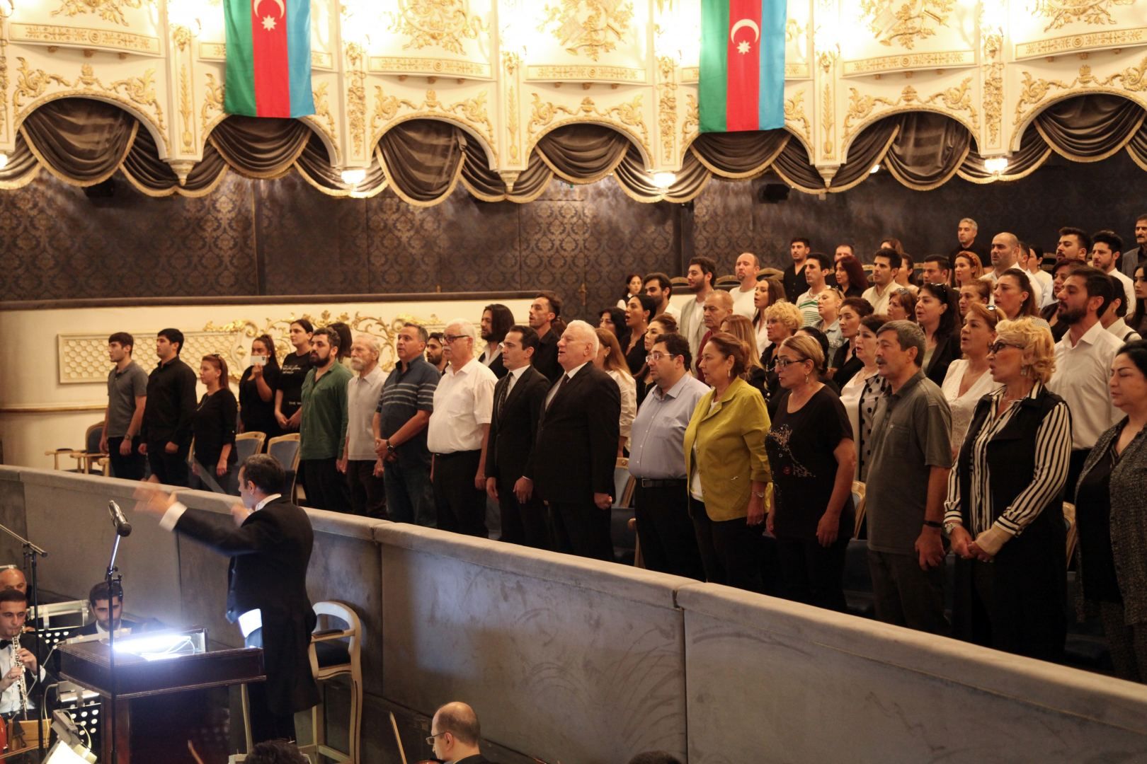 National theaters support Azerbaijani Army over recent flare-up with Armenia [PHOTO/VIDEO] - Gallery Image