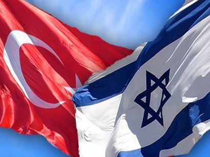 Israeli and Turkish leaders meet as tensions ease