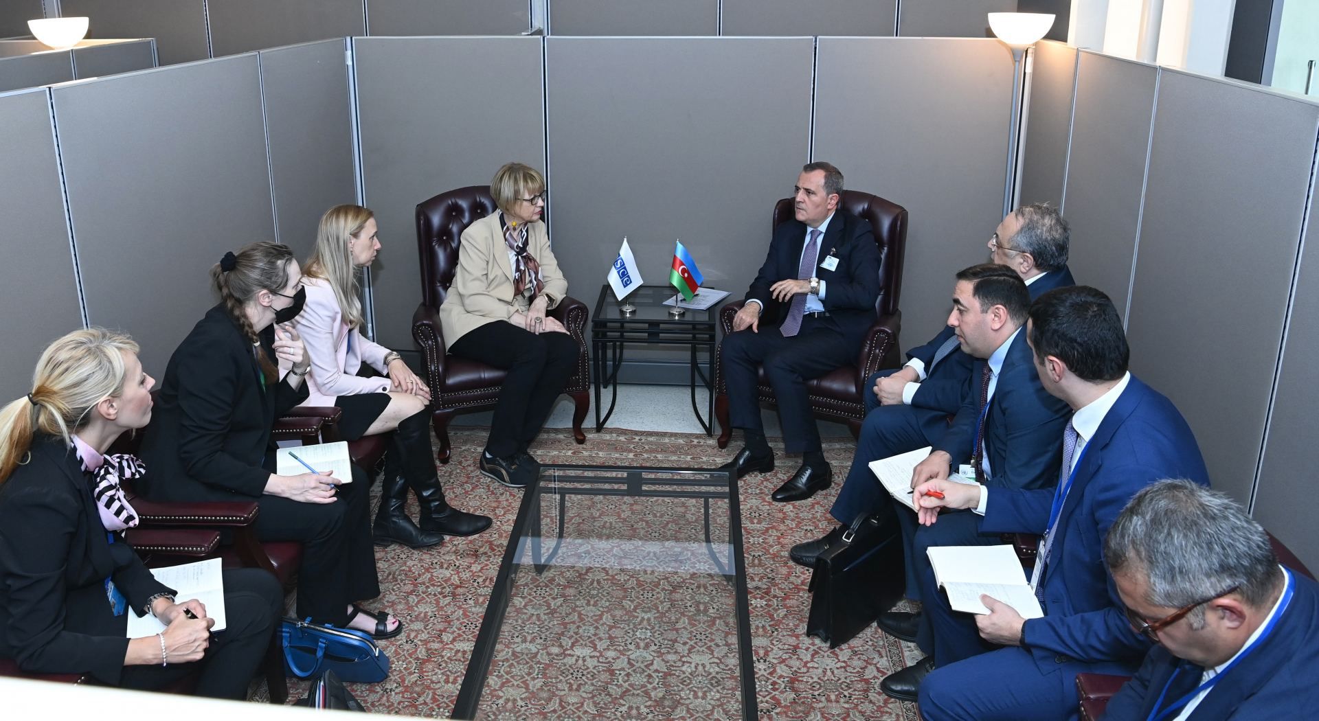 Azerbaijani top diplomat mulls fresh regional situation, co-op issues with heads of int’l organizations [PHOTO] - Gallery Image