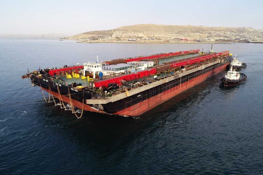 Overhaul of STB-1 barge in Caspian Sea completed [PHOTO/VIDEO] - Gallery Image