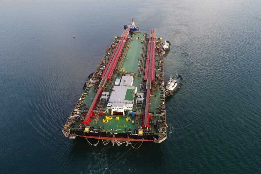 Overhaul of STB-1 barge in Caspian Sea completed [PHOTO/VIDEO] - Gallery Image