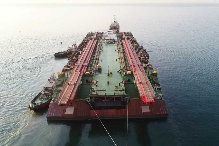 Overhaul of STB-1 barge in Caspian Sea completed [PHOTO/VIDEO]