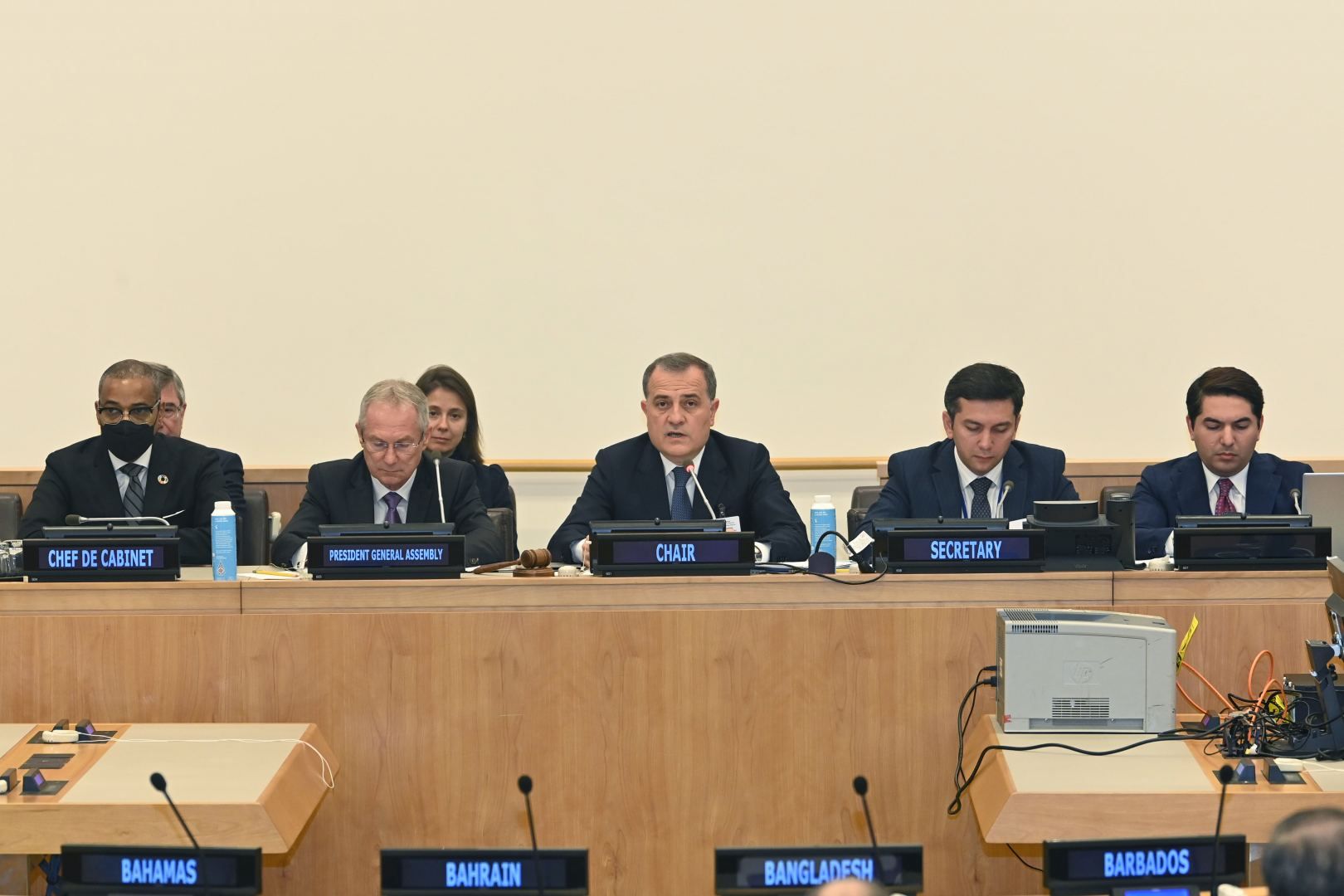 Azerbaijani FM meets up with foreign counterparts to discuss cooperation within NAM [PHOTO]