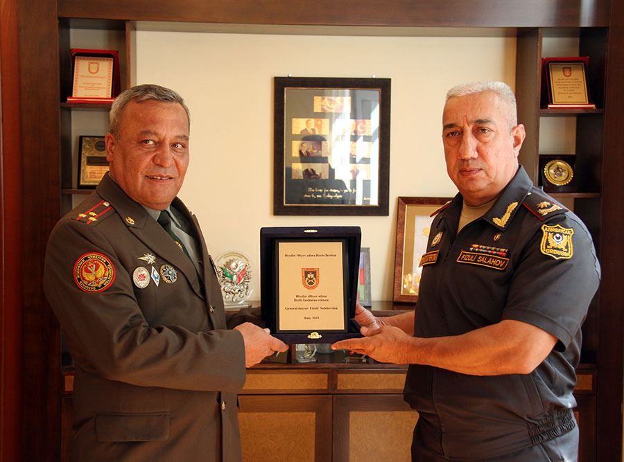 Delegation from Tajikistan visits Military Institute named after Heydar Aliyev in Azerbaijan [PHOTO]