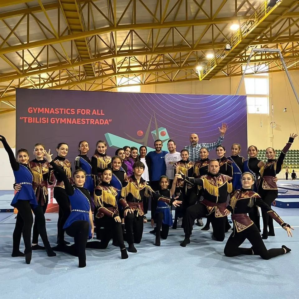 Azerbaijani gymnasts demonstrate prowess at Gymnaestrada [PHOTO]