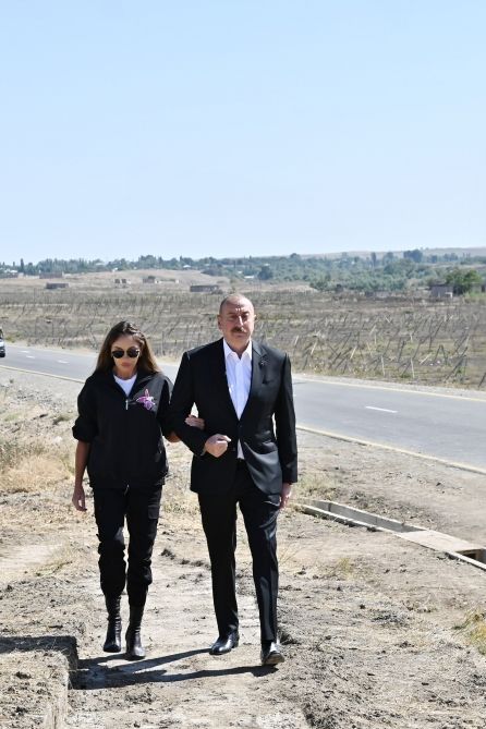 President of Azerbaijan Ilham Aliyev, First Lady Mehriban Aliyeva visit Fuzuli District [UPDATE] - Gallery Image