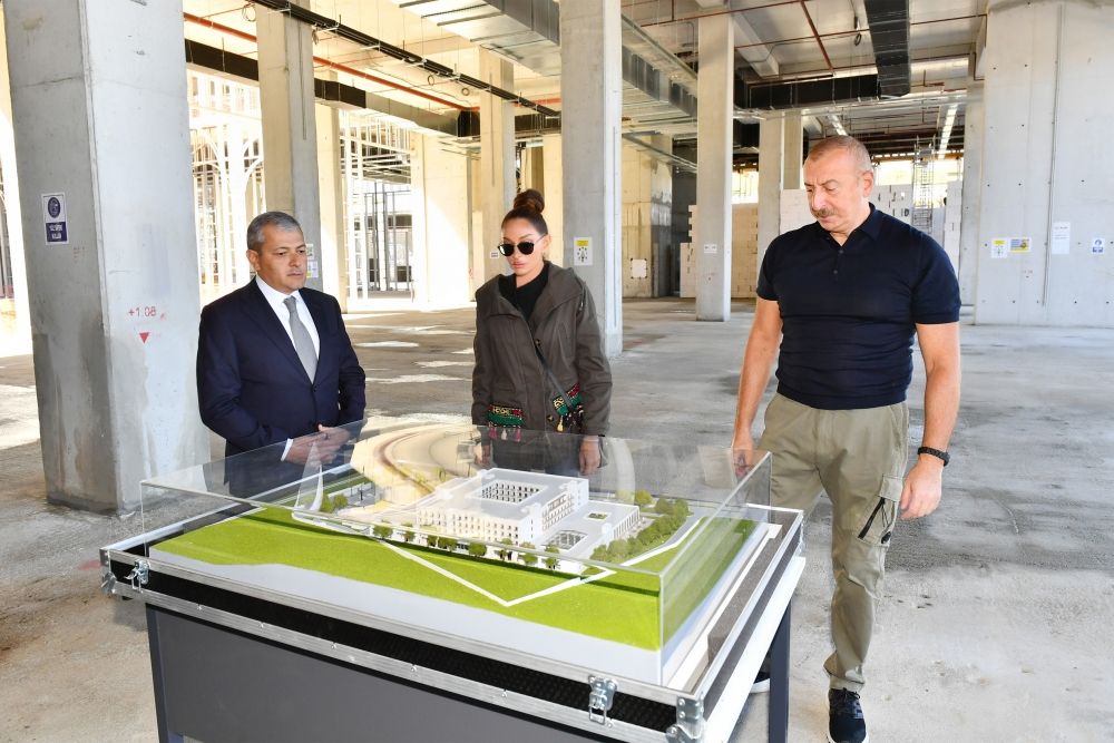 President Ilham Aliyev and First Lady Mehriban Aliyeva view progress of works in a number of newly built facilities in Shusha [PHOTO/VIDEO]