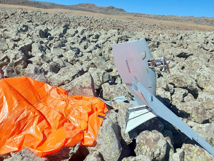 Azerbaijan seizes Armenian UAV in liberated Lachin District [PHOTO]