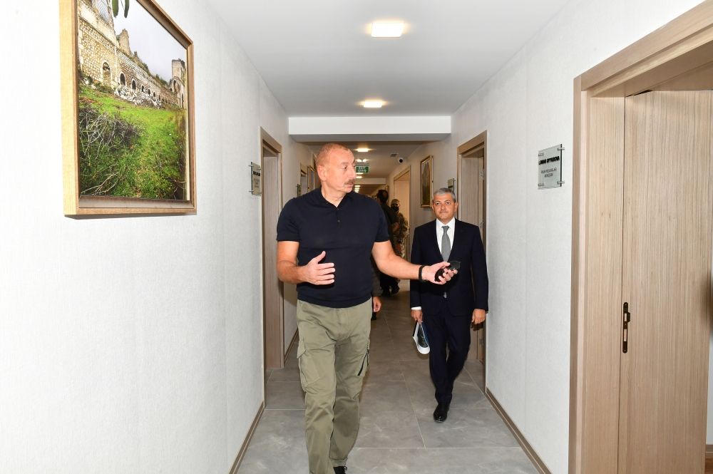 All conditions created in the building of Special representation of President of Azerbaijan in Shusha district [PHOTO/VIDEO] - Gallery Image