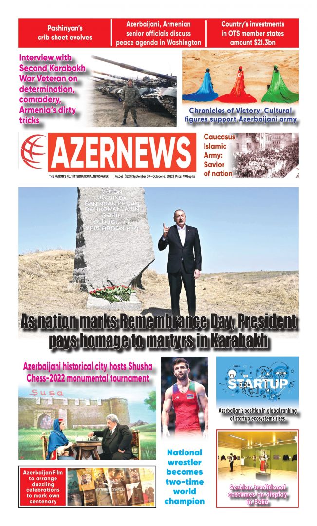 AZERNEWS releases another print issue