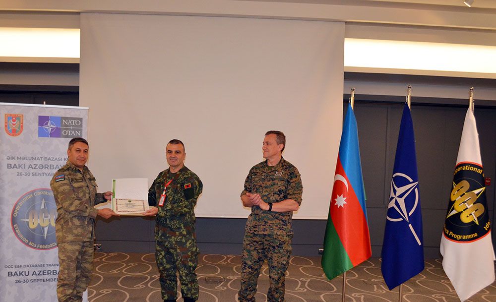 NATO database training course wraps up in Baku [PHOTO] - Gallery Image