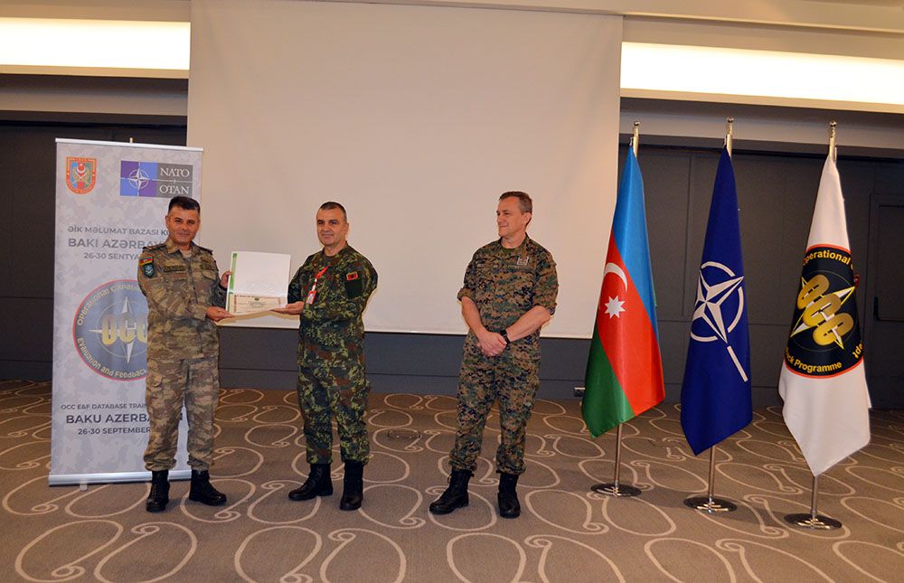 NATO database training course wraps up in Baku [PHOTO] - Gallery Image