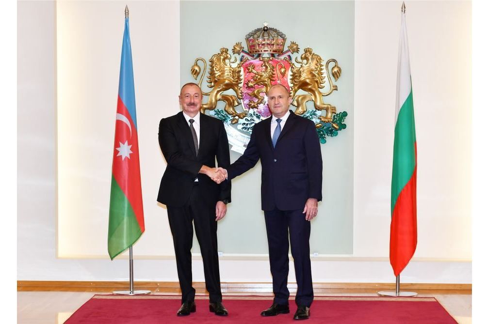 Azerbaijani, Bulgarian presidents hold one-on-one meeting [PHOTO]