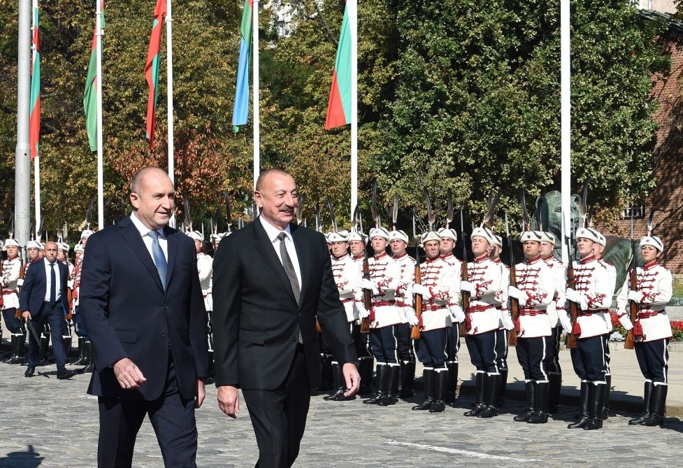 Bulgaria arranges official welcome ceremony for President Ilham Aliyev [PHOTO/VIDEO]