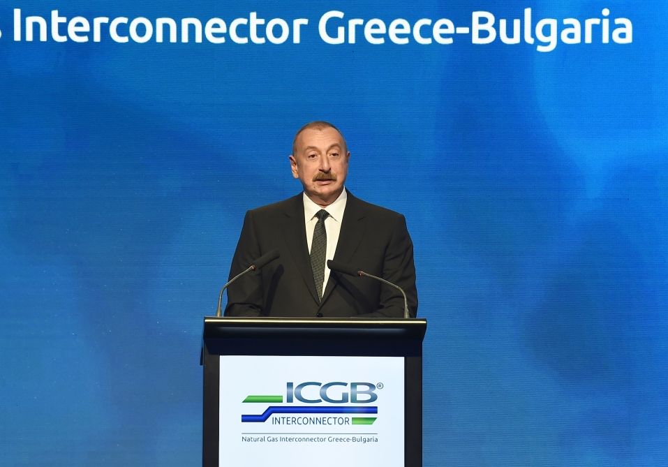 President Ilham Aliyev attends inauguration of Interconnector Greece-Bulgaria in Sofia [UPDATE] - Gallery Image