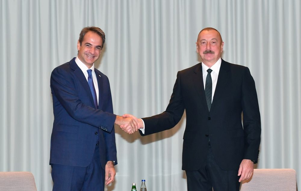 President Ilham Aliyev meets with Prime Minister of Greece in Sofia [UPDATE]