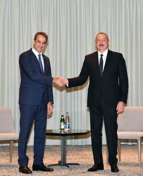 President Ilham Aliyev meets with Prime Minister of Greece in Sofia [UPDATE] - Gallery Image