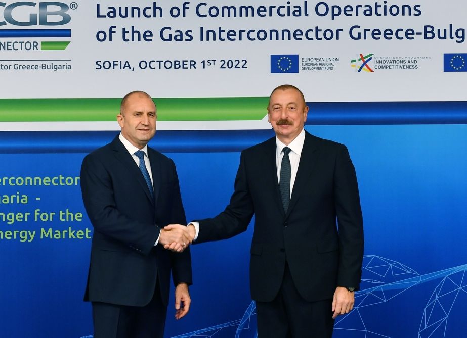 President Ilham Aliyev attends inauguration of Interconnector Greece-Bulgaria in Sofia [UPDATE]