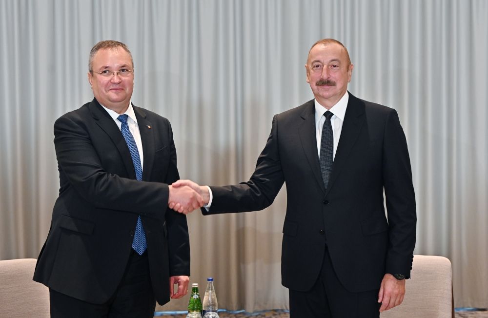 President Ilham Aliyev meets with prime minister of Romania in Sofia [UPDATE] - Gallery Image