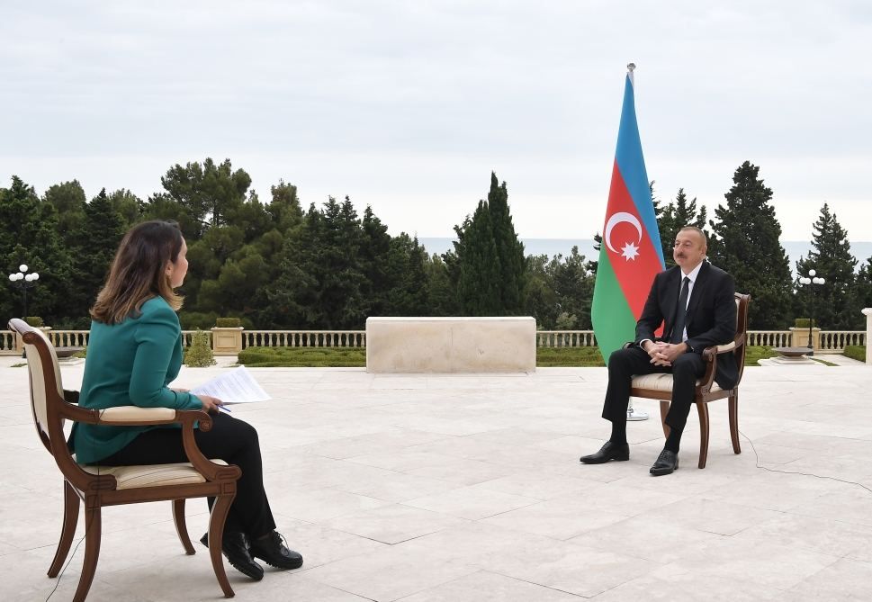 Chronicles of Victory (October 2, 2020): President Ilham Aliyev interviewed by Al Jazeera TV [PHOTO/VIDEO] - Gallery Image