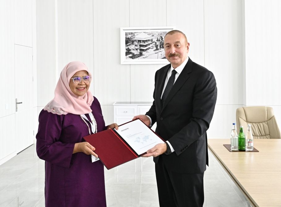 President Ilham Aliyev receives Executive Director of UN Human Settlements Program [UPDATE] - Gallery Image