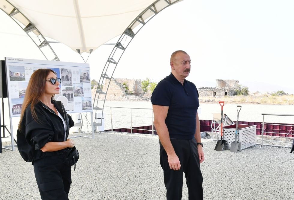 President Ilham Aliyev and First Lady Mehriban Aliyeva visit Agdam [UPDATE]