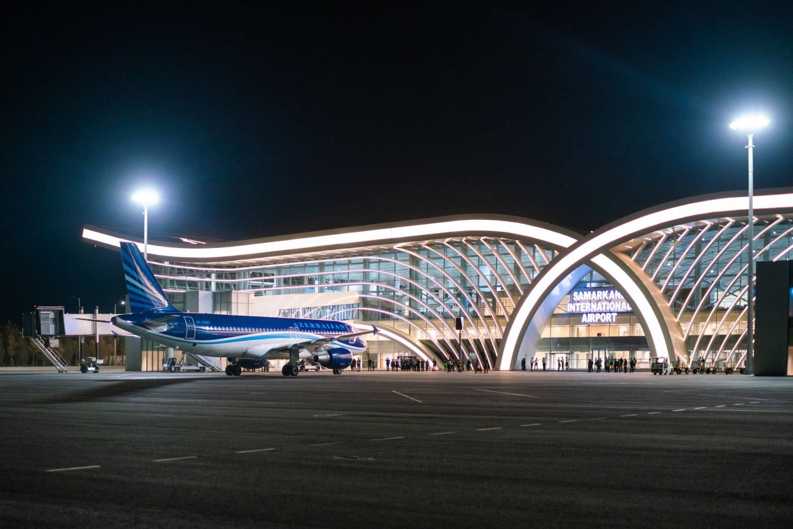 AZAL's first flight landed in Samarkand [PHOTO]