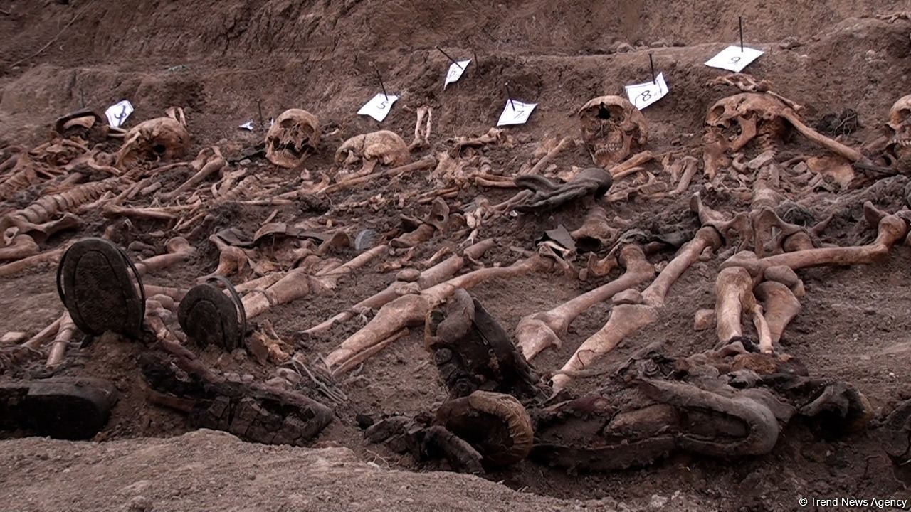Mass burial in Azerbaijan's Khojavand serves as another evidence of Armenian barbarism - commentary