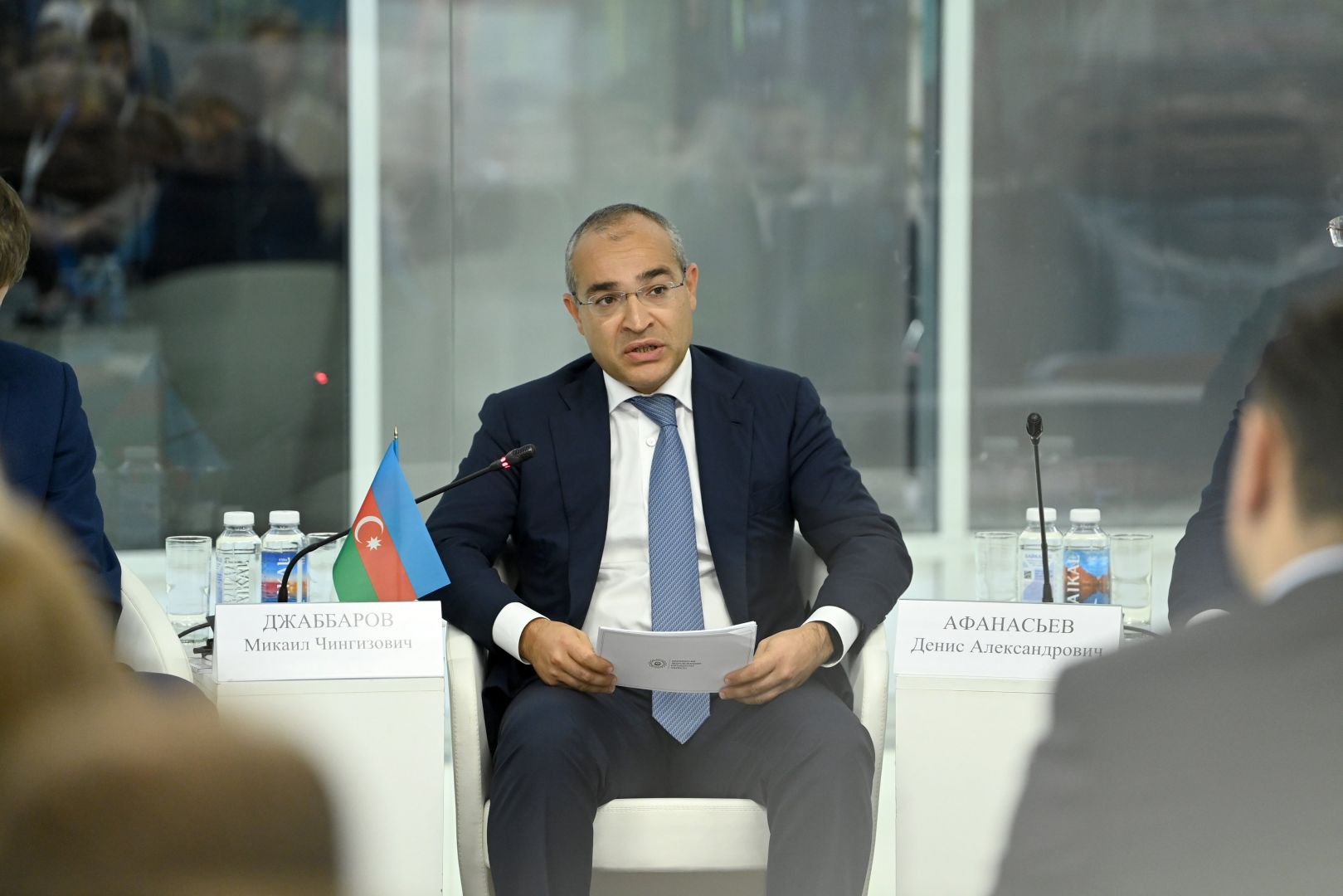 Azerbaijani economy minister attends second Caspian Economic Forum [PHOTO]