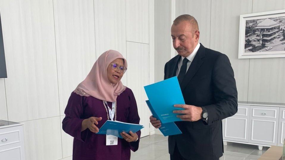 True honour to meet with President of Azerbaijan Ilham Aliyev - Executive Director of UN-HABITAT [PHOTO] - Gallery Image