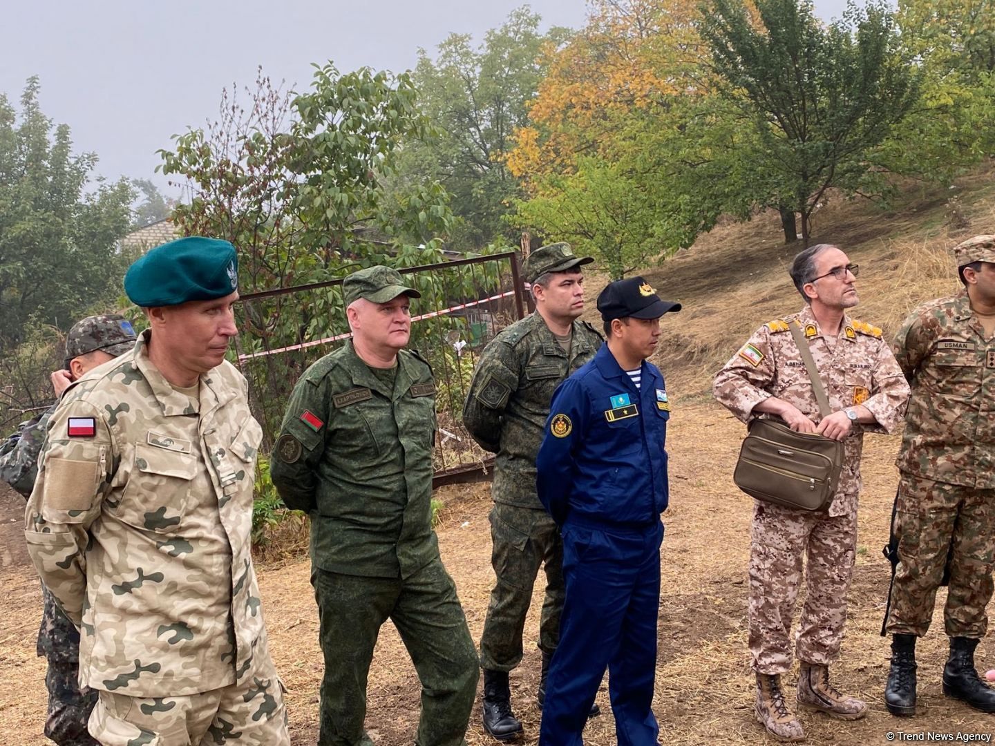 Military attachés accredited to Azerbaijan inspect recently discovered mass grave site in Karabakh [PHOTO] - Gallery Image