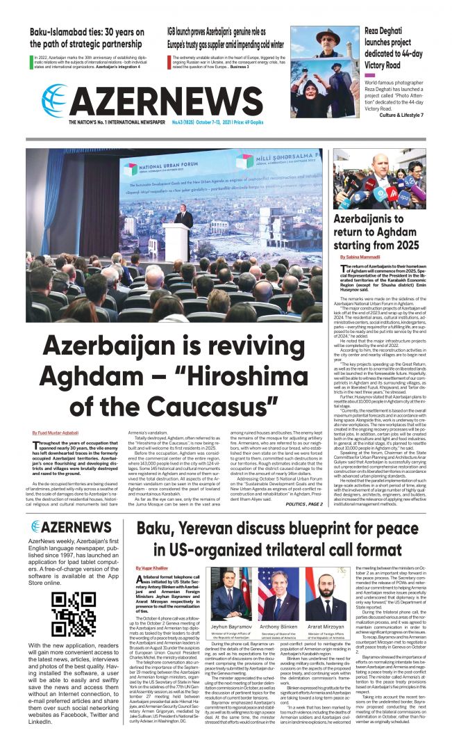 AZERNEWS releases another print issue