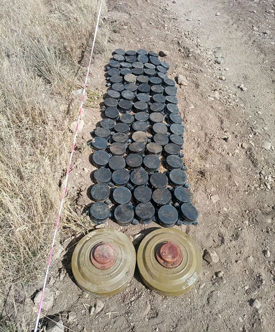 Another batch of Armenia-planted mines defused in Kalbajar, Dashkasan [PHOTO/VIDEO]