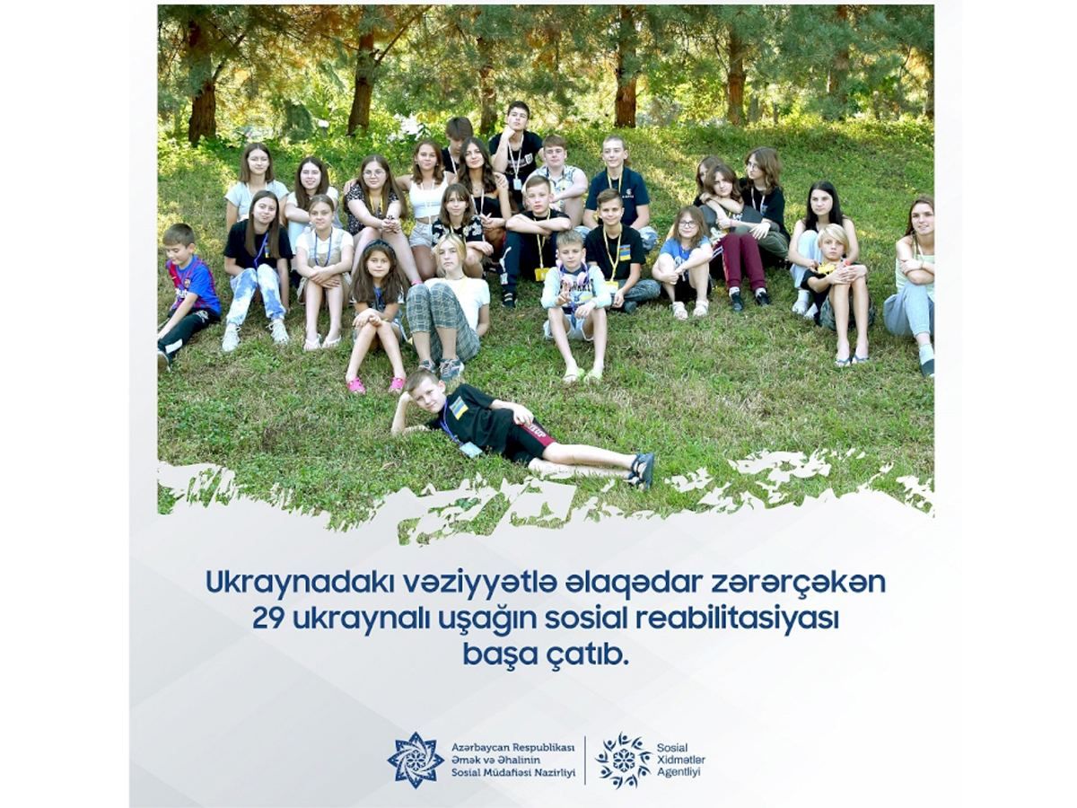 Azerbaijan completes social rehabilitation program for Ukrainian children