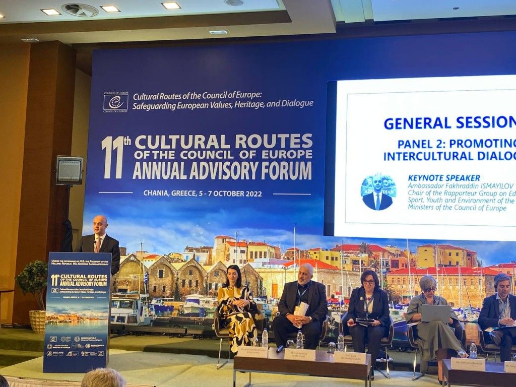 Azerbaijan takes part in CoE forum on cultural routes [PHOTO] - Gallery Image