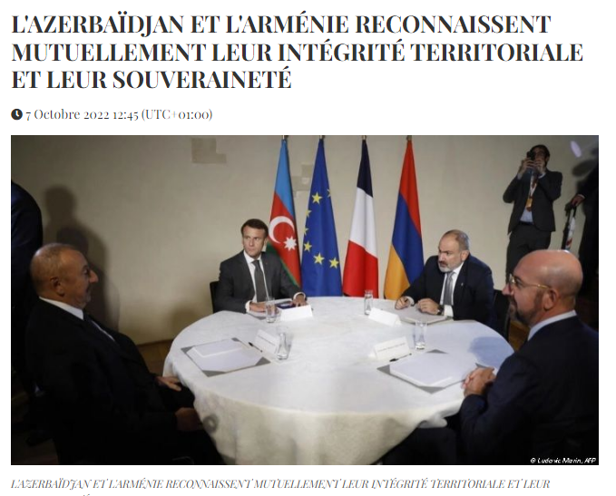 French press published article about results of summit in Prague