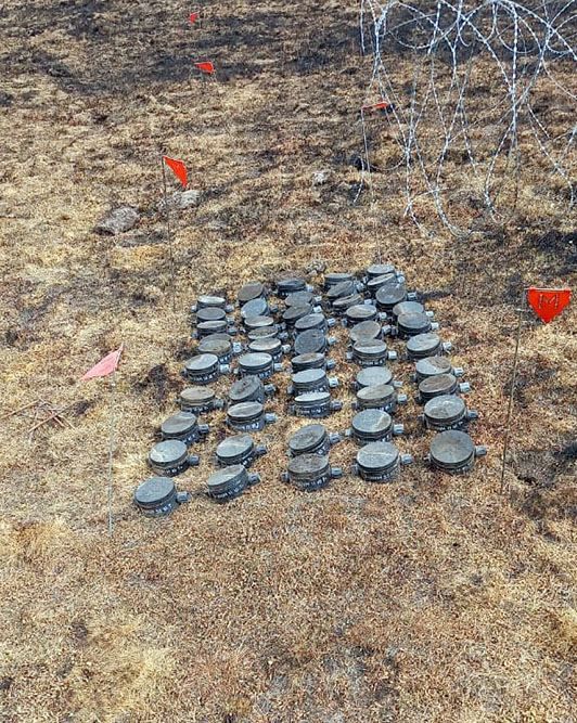 Azerbaijan defuses more Armenia-laid mines along state border & in liberated lands [PHOTO]