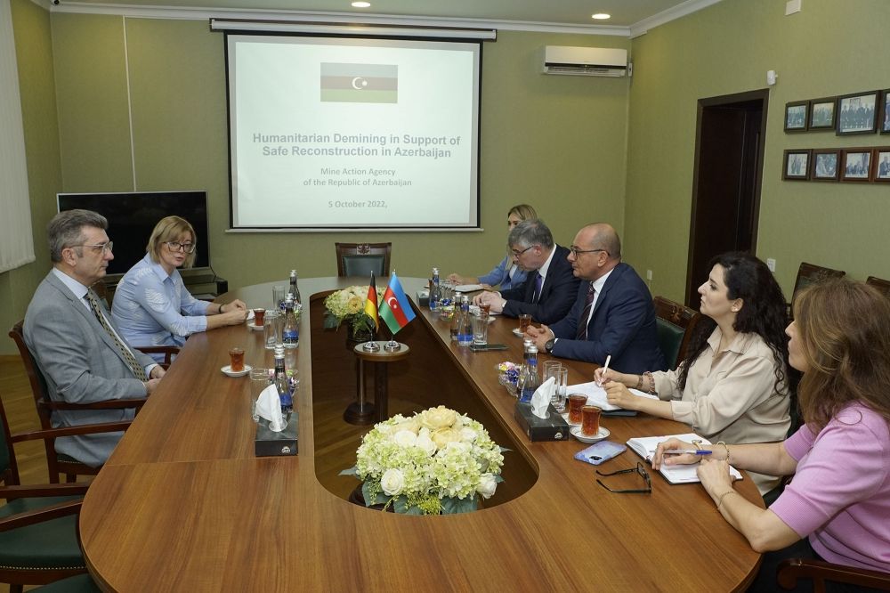 Azerbaijan, Germany consider cooperation on demining in Karabakh [PHOTO]