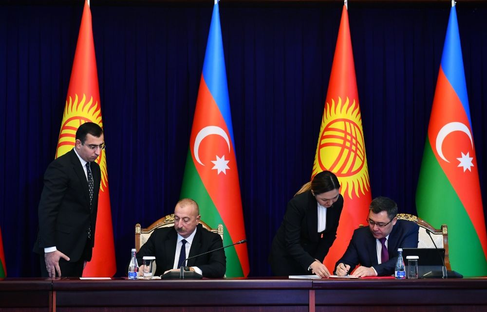 Azerbaijan, Kyrgyzstan sign documents [UPDATE]