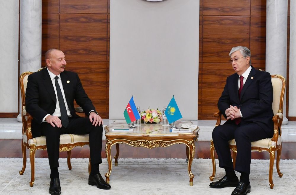 President Ilham Aliyev meets with President of Kazakhstan Kassym-Jomart Tokayev in Astana [UPDATE]