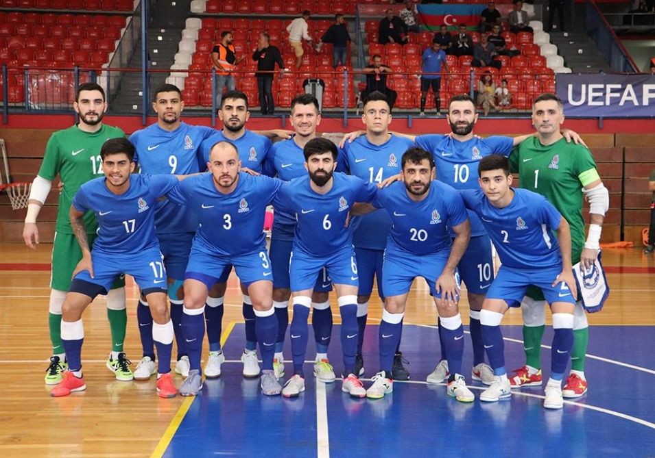 Azerbaijan beats Greece in Futsal World Cup qualifying main round [PHOTO]