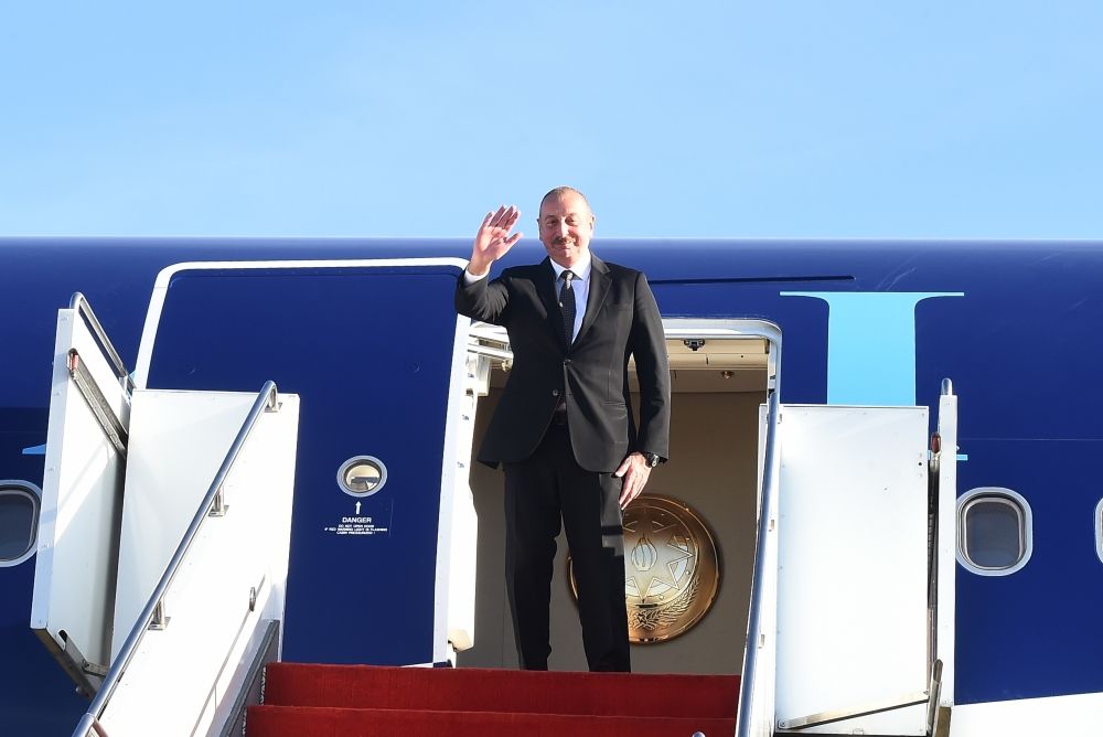 President Ilham Aliyev completed his working visit to Kazakhstan [PHOTO]