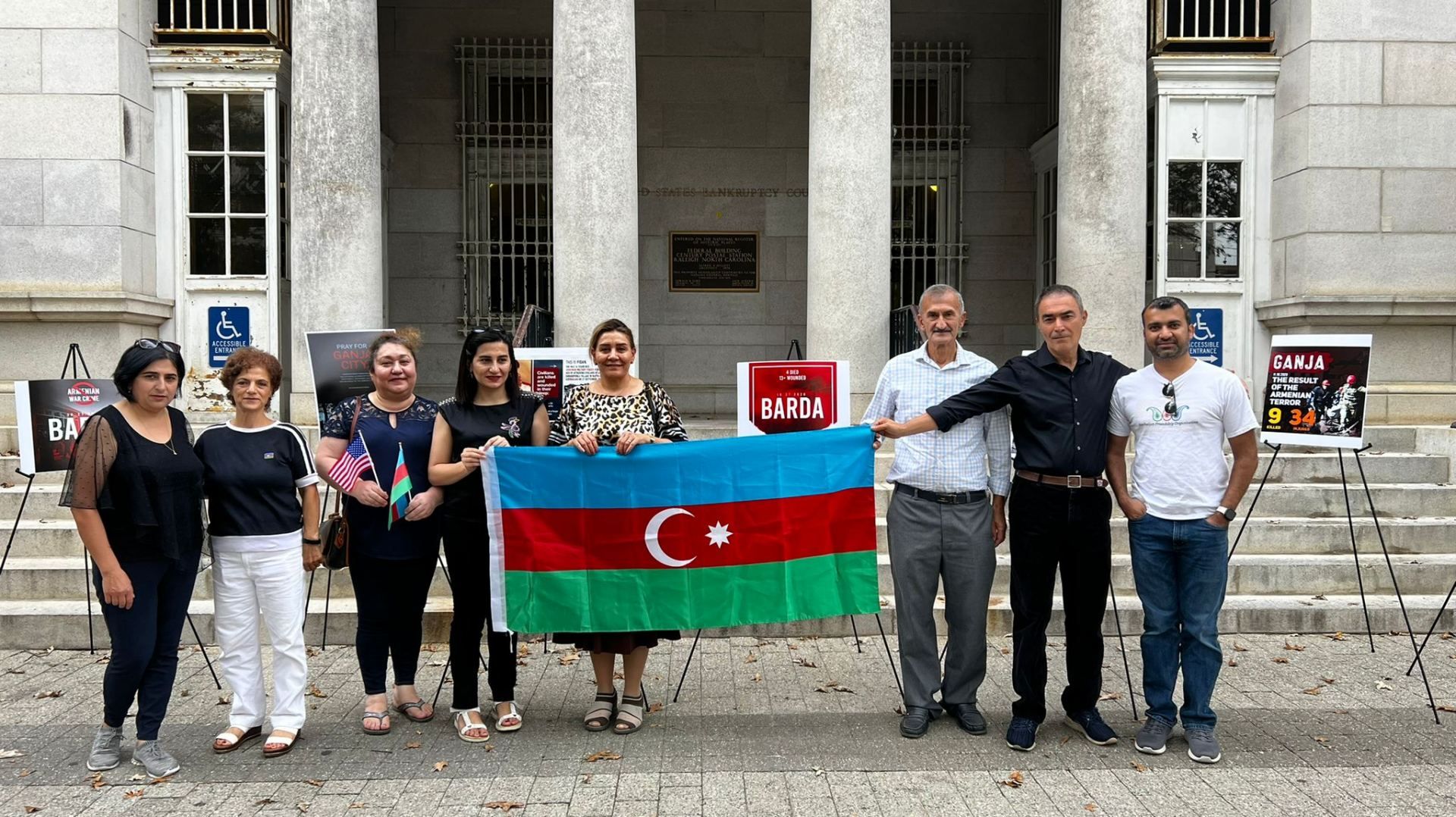 Azerbaijani Diaspora reps host exhibition in USA to show Armenia's war crimes [PHOTO]