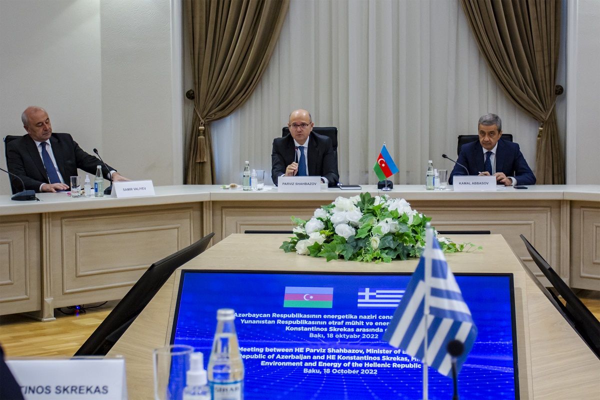 Baku, Athens discuss energy cooperation [PHOTO]